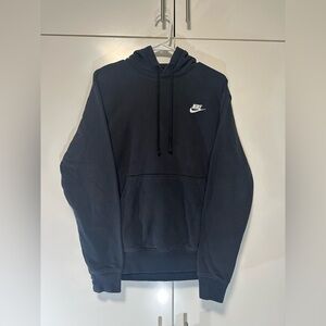 Nike Sportswear Club Fleece Men's M Pullover Hoodie Black Sweatshirt BV2654-010